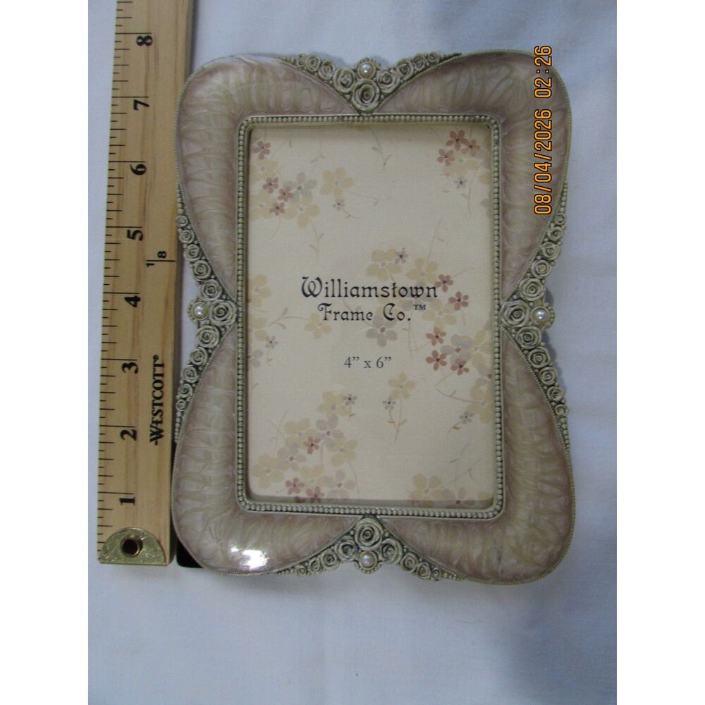 Williamstown Frame Co 4x6 ornate scrollwork embellishments pearlescent enamel